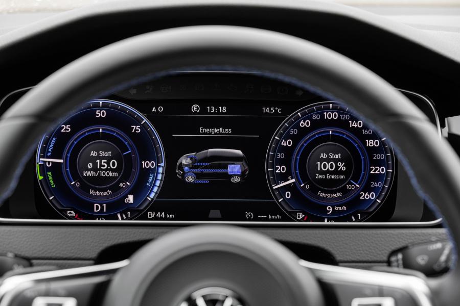 Панель приборов Volkswagen Golf GTE 2017 года  (WW) (фото 15 из 43)